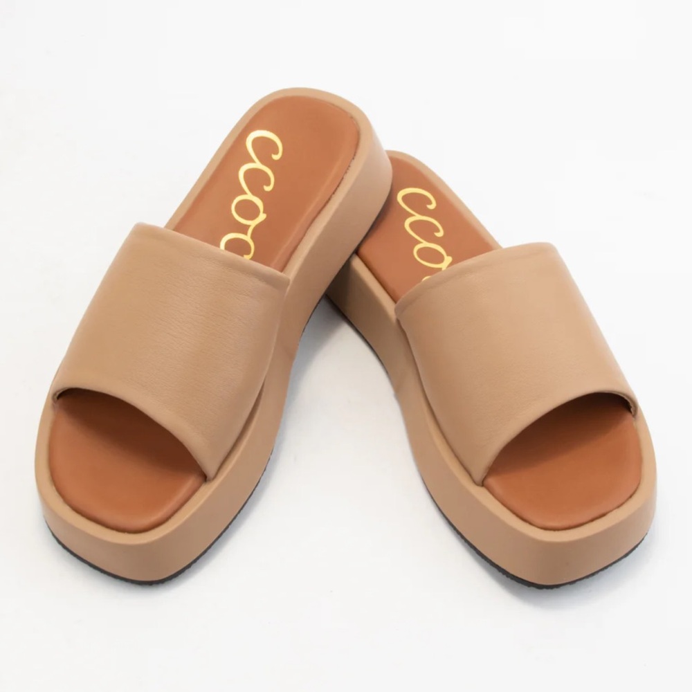 Ccocci Tove Platform Sandal Camel